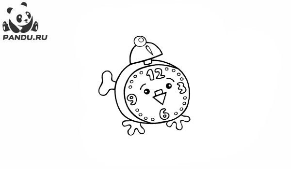 Раскраска Часы и время. Раскраска часы - рисунок №22