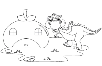 Динозавр и его дом