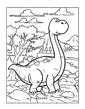 Испуганный динозавр