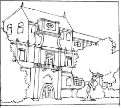 Раскраска дом - рисунок №11