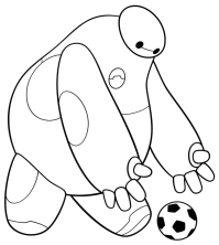 Робот играет в футбол