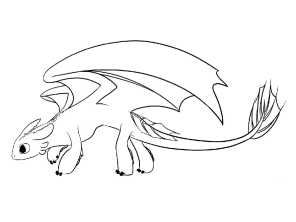 Раскраска Как приручить дракона - рисунок №39