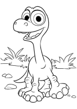 Раскраска Хороший динозавр - рисунок №18