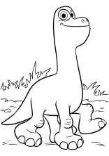 Раскраска Хороший динозавр - рисунок №19
