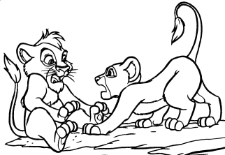 Животные из мультфильма Король лев