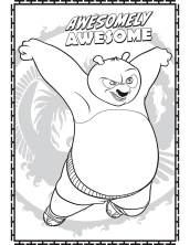 Раскраски Кунг-фу панда - рисунок №11