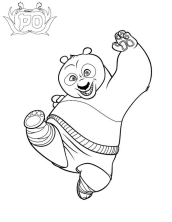 Раскраски Кунг-фу панда - рисунок №29