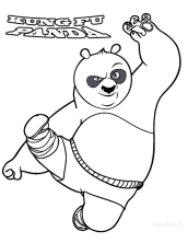 Раскраски Кунг-фу панда - рисунок №31