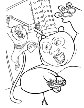 Раскраски Кунг-фу панда - рисунок №41