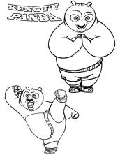 Раскраски Кунг-фу панда - рисунок №9