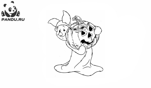 Раскраска Медвежонок Винни и его друзья. Раскраска Винни Пух - рисунок №20