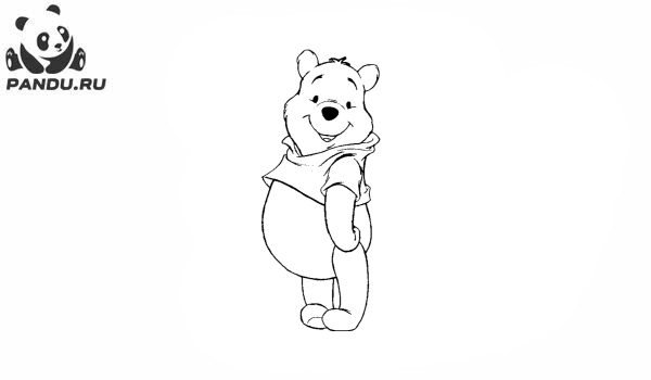 Раскраска Медвежонок Винни и его друзья. Раскраска Винни Пух - рисунок №57