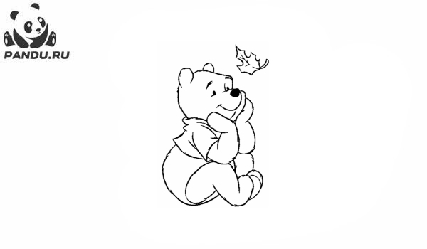 Раскраска Медвежонок Винни и его друзья. Раскраска Винни Пух - рисунок №69