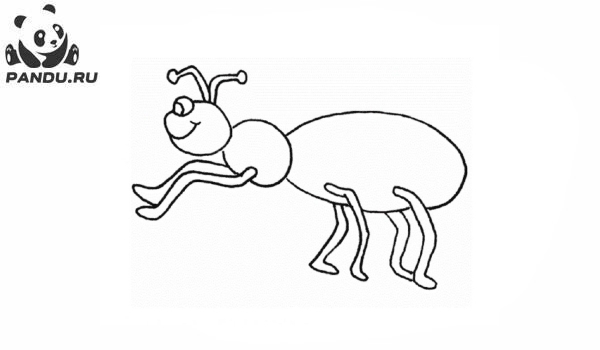 Раскраска Муравей Антц. Раскраска муравей - рисунок №48