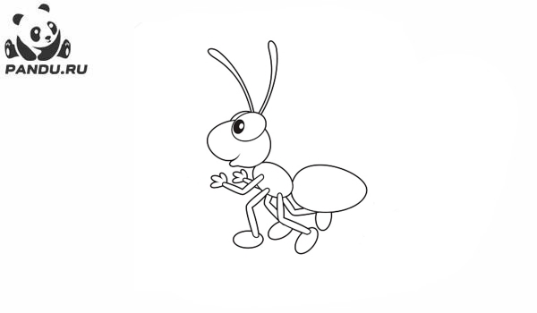 Раскраска Муравей Антц. Раскраска муравей - рисунок №60