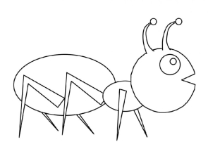 Раскраска муравей - рисунок №20