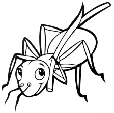Раскраска муравей - рисунок №21