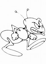 Раскраска муравей - рисунок №27