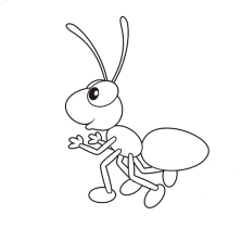 Раскраска муравей - рисунок №60