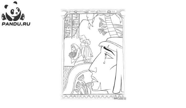 Раскраска Принц Египта. Рисунок №6