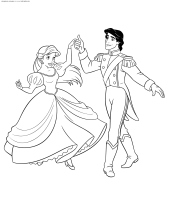 Ариэль и принц танцуют