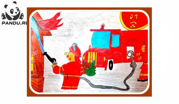 Раскраска Спасатели в Австралии. Пожарная безопасность детские рисунки