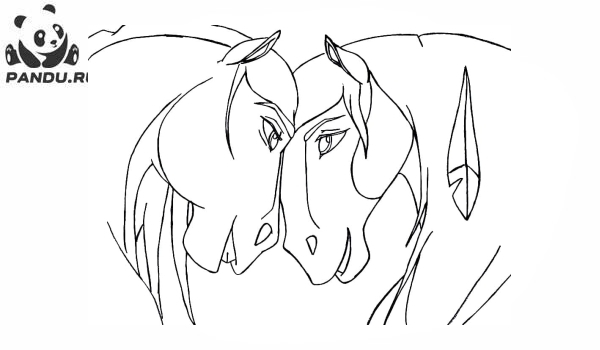 Спирит душа прерий, Как нарисовать коня Спирита, #draw, рисуем лошадь из мультика Спирит