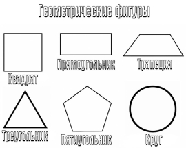 Раскраска геометрические фигуры - рисунок №21