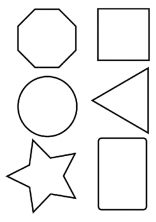 Раскраска геометрические фигуры - рисунок №3