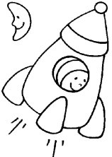 Раскраска ракета - рисунок №23