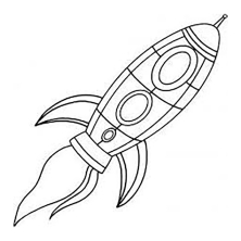 Раскраска ракета - рисунок №25