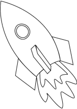 Раскраска ракета - рисунок №38