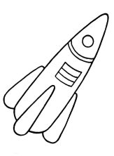 Раскраска ракета - рисунок №43