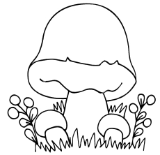 Большой гриб и два маленьких