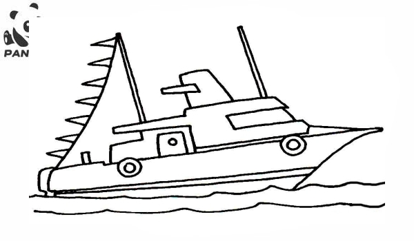 Раскраска Корабли. Раскраска корабль - рисунок №21