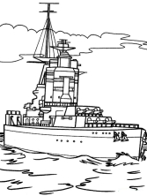 Раскраска корабль - рисунок №10