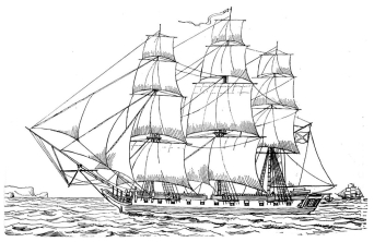 Раскраска корабль - рисунок №12