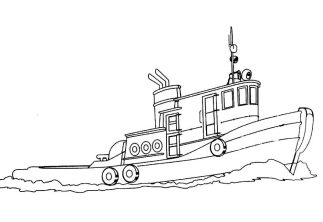 Раскраска корабль - рисунок №24
