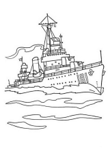 Раскраска корабль - рисунок №30