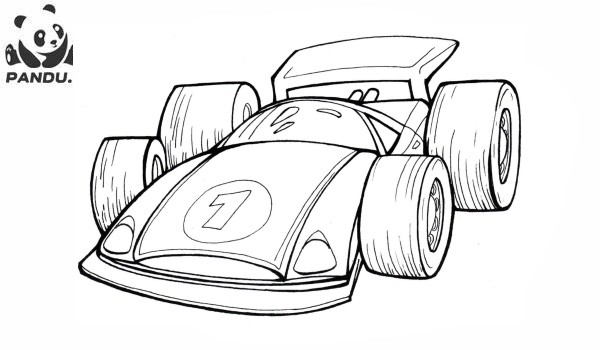 Раскраска Машинки. Формула 1