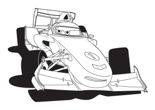 Машина из мультфильма про гонки