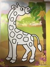 Жираф для пластилина для детей