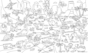 Раскраска джунгли - рисунок №37