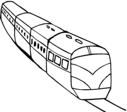 Раскраска поезд - рисунок №23