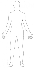 Пиктограмма части тела для детей